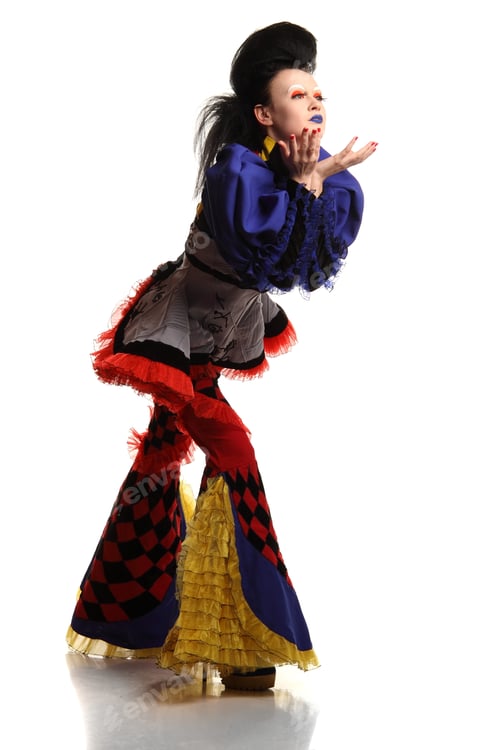 Preview: Model Photography Girls In Costumes Harlequ