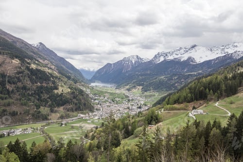 Preview: View Of Switzerland Landscape From The Bernina Express Train