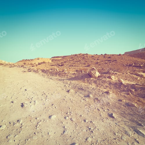 Preview: Rocky Hills Of The Negev Desert In Israel, Instagram Effect