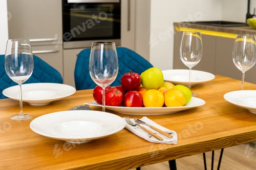 Preview: Kitchen Table With Dishes