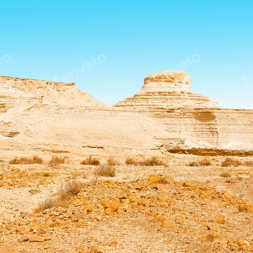 Preview: Fancy Figures In Sandy Hills Of The Negev Desert In Israel