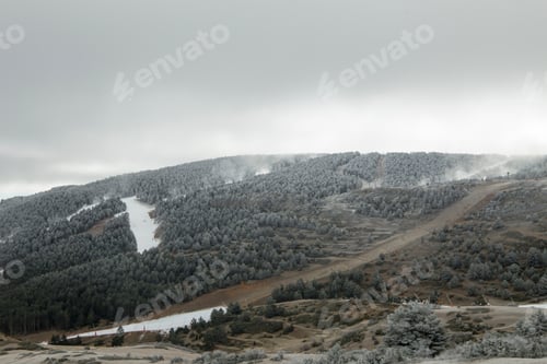 Preview: Winter Landscape In Gudar Mountains Teruel Province Aragon Spain