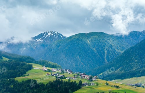 Preview: Summer Mountain Country View (Italy, Europe)