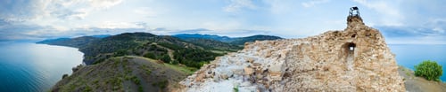 Preview: Evening View From Ancient Watchtower Chaban-Kule (Xiv ? Xv Century) At Sea Surface (Zelenogorye