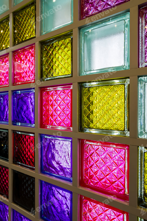 Preview: Glass Square Blocks For Interiors