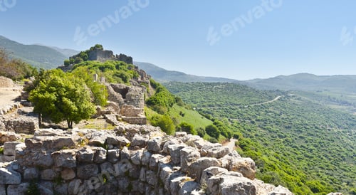 Preview: Remnants Of Castle On The Golan Heights Near The Israeli Border With Syria. The Nimrod Fortress