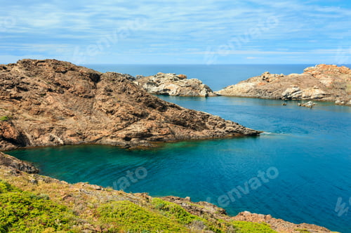 Preview: Mediterranean Rocky Coast Summer View From Creus Cape, Costa Brava, Catalonia, Spain.