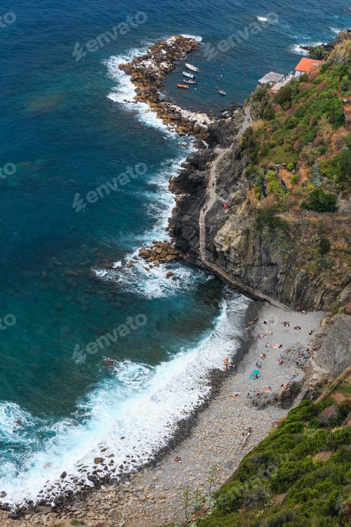 Preview: Summer Riomaggiore Outskirts - One Of Five Famous Villages Of Cinque Terre National Park In