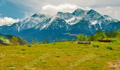 Preview: Saint Bernard Pass In The Italian Alps