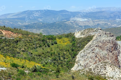 Preview: Summer Mountain Landscape (Sierra Nevada National Park, Near Granada, Spain).