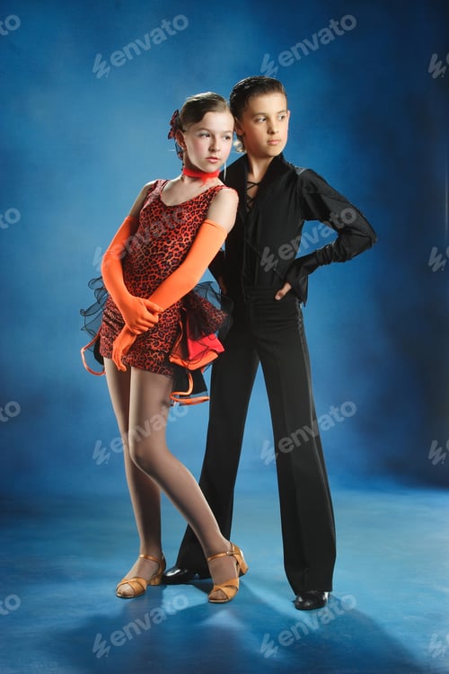 Preview: Beautiful Couple In The Active Ballroom Dance