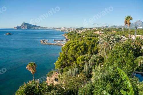 Preview: Mediterranean Seascape In Altea, Alicante, Spain
