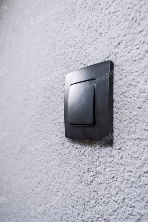 Preview: Black Switch On The Wall