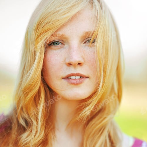 Preview: Beautiful Girl Face - Closeup