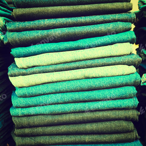 Preview: Heap Of Jeans For Sale, Retro Effect