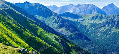 Preview: Tatra Mountain Panorama, Poland, View From Kasprowy Wierch Mount