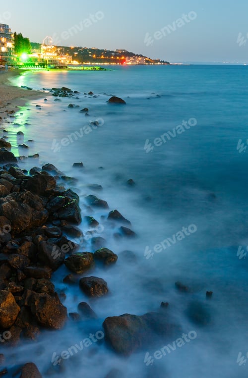 Preview: Night Summer Coastline (Bulgaria, Near Varna ).
