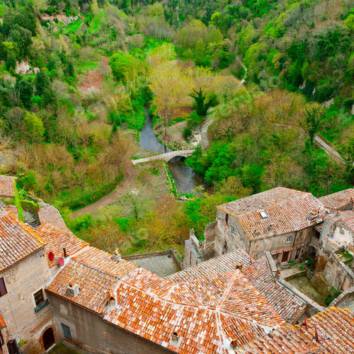 Preview: Aerial View Of The Medieval Italian City