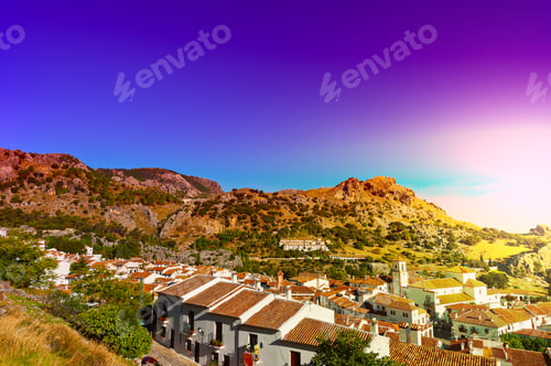 Preview: Bird'S Eye View On The Red Tiles Of The Spanish Town