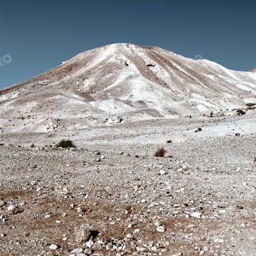 Preview: Hill Of The Negev Desert In Israel, Vintage Style Toned Picture
