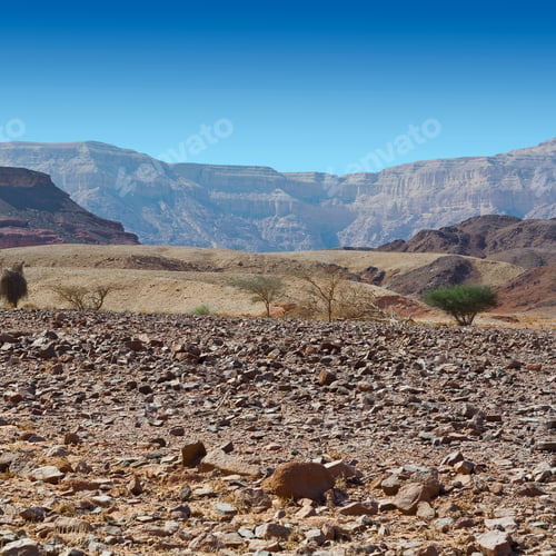 Preview: Infinite Fantasy Of The Rocky Hills Of The Negev Desert In Israel. Breathtaking Landscape And