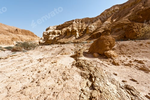 Preview: Sandy Canyon Of The Negev Desert In Israel