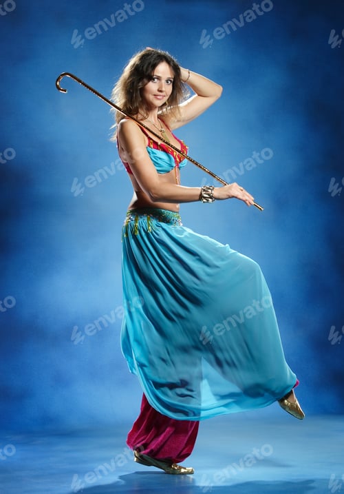 Preview: Arabic Dance Performed By A Beautiful Brunette