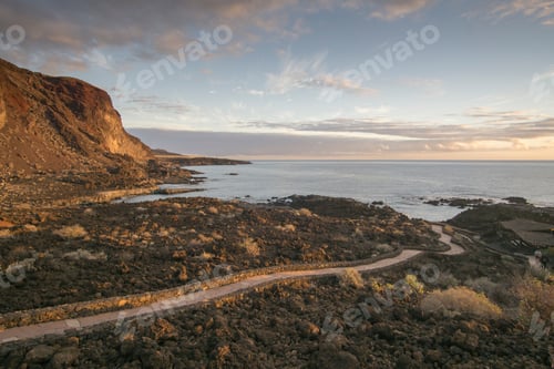 Preview: Sunset From Tacoro Beach El Hierro Canary Islands Spain