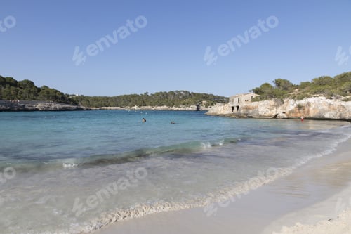 Preview: Majorca Samarador Beach Amarador In Mondrago Mondragon Natural Park Of Mallorca Balearic Island