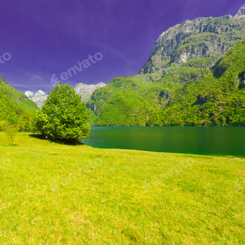 Preview: Lake Lago Del Mis In The Italian Dolomites