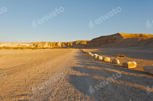 Preview: Dirt Road Of The Negev Desert In Israel