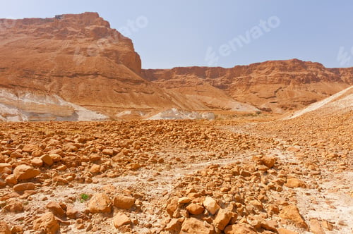 Preview: Stone Desert On The West Bank Of The Jordan River