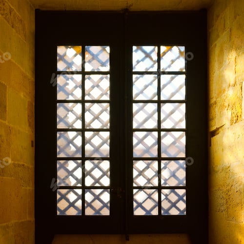 Preview: Window In The Templar Church In The Portugal City Of Tomar