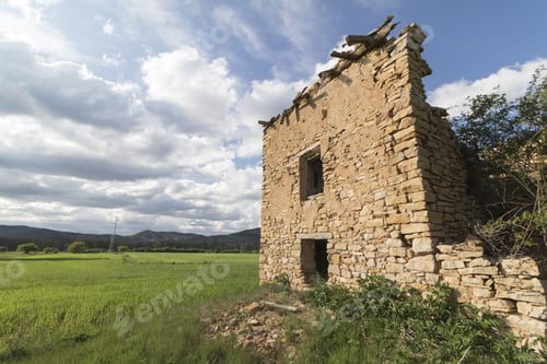 Preview: Spring Landscape In Gudar Mountains Teruel Aragon Spain