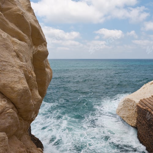 Preview: Rosh Hanikra Cliff Near Israeli- Lebanese Border