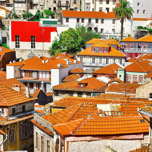Preview: View To Historic Center City Of Porto In Portugal
