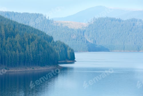 Preview: Mountain Lake Vidra Summer Evening View (Near Romania Transalpina Road)