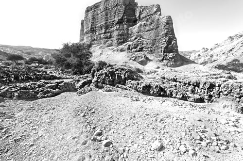 Preview: Rocky Hills Of The Negev Desert In Israel. Breathtaking Landscape Of The Desert Rock Formations In
