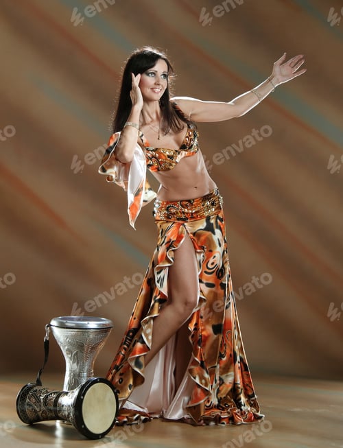 Preview: Arabic Dance Performed By A Beautiful Brunette