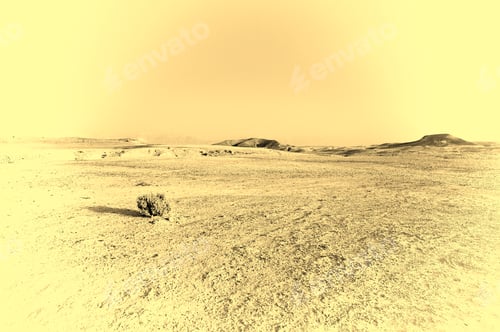 Preview: Rocky Hills Of The Negev Desert In Israel. Wind Carved Rock Formations In The Southern Israel