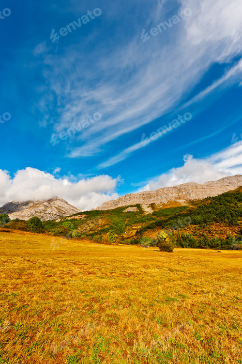 Preview: View Of The Cantabrian Mountains, Spain