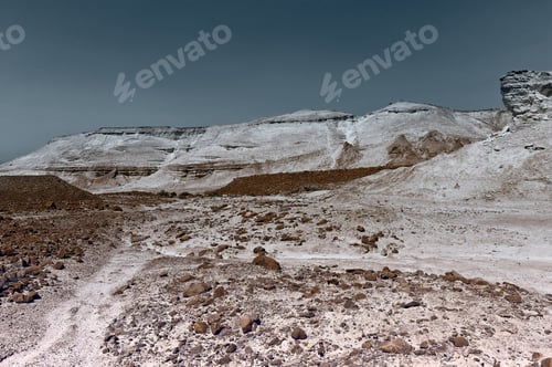 Preview: Canyon In The Judean Desert On The West Bank, Vintage Style Toned Picture
