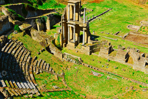 Preview: Antique Roman Theater In Volterra, Tuscany, Italy
