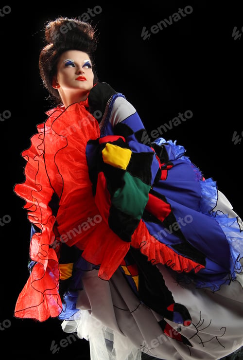 Preview: Model Photography Girls In Costumes Harlequin
