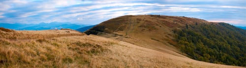 Preview: Carpathian Mountains (Ukraine) Landscape. Three Shots Composite Picture.