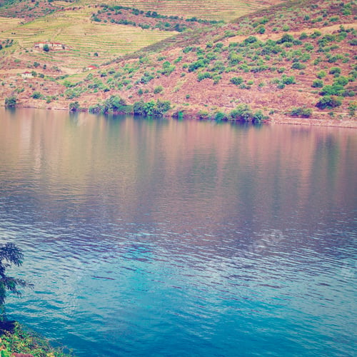 Preview: Vineyards In The Valley Of The River Douro, Portugal, Instagram Effect