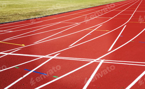 Preview: Running Tracks With A Instagram And Vintage Effect.