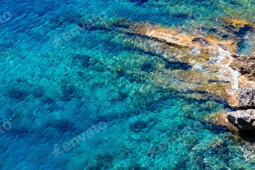 Preview: Beautiful Tyrrhenian Sea Coastline Landscape. Not Far From Sapri, Campania, Italy