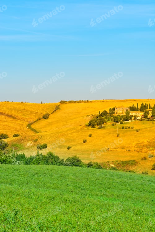 Preview: Plowed Sloping Hills Of Tuscany In The Autumn