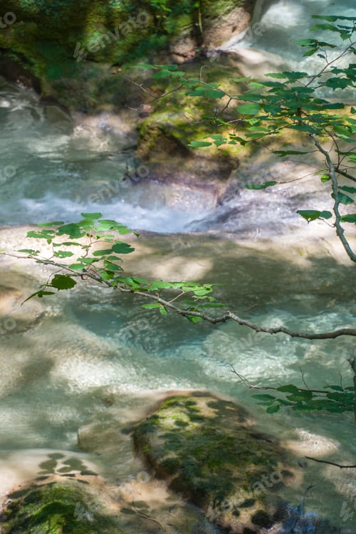 Preview: Source Of The River Urederra In Urbasa Mountain Range, Navarra, Spain